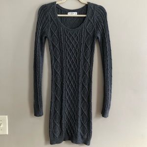 Gray Abercrombie and Fitch Sweater Dress